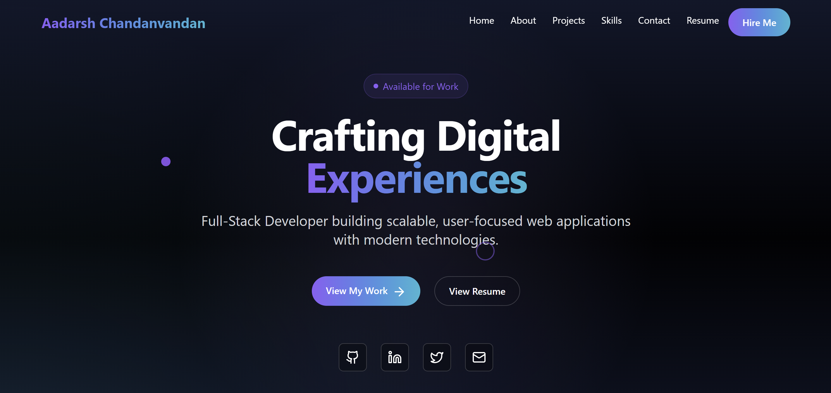 Portfolio Website